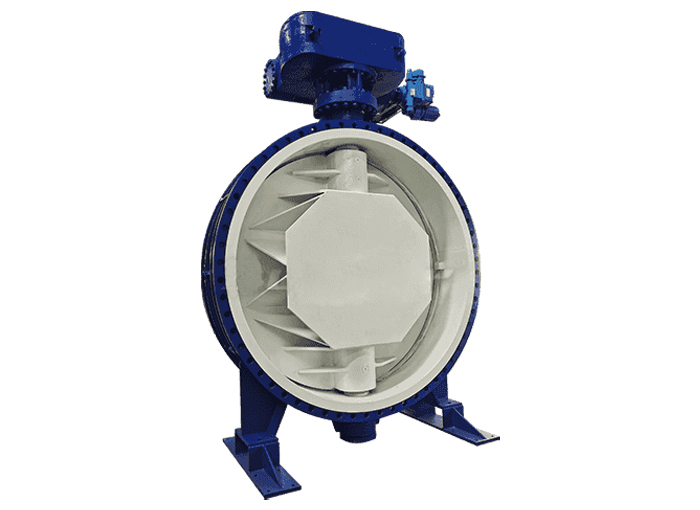 DN2600 Double Eccentric flange Butterfly Valve